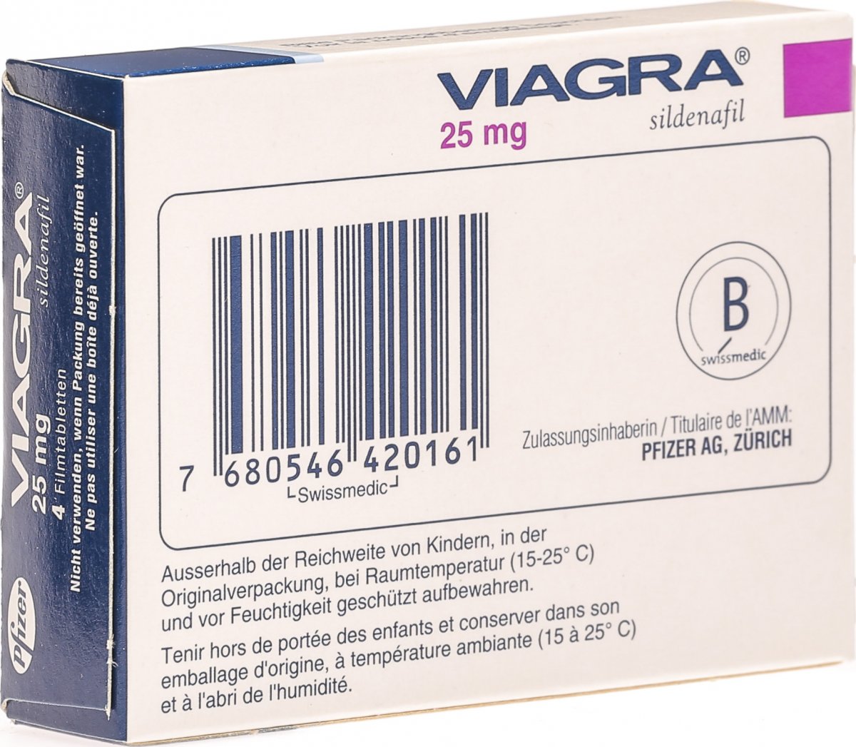 ВИАГРА таблетки 25 мг * 2 VIAGRA tablets 25 mg * 2, цена и информация