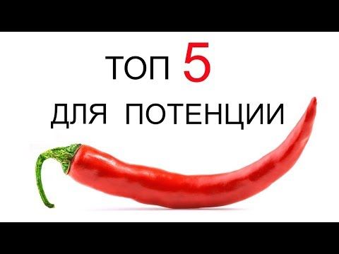 Список продуктов для повышения потенции у мужчин