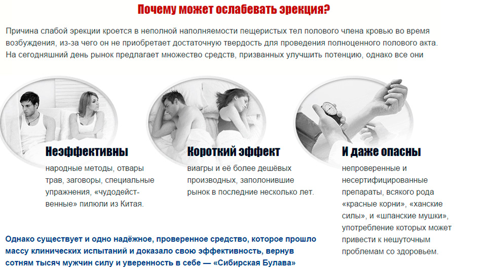 Слабая эрекция что делать, причины и признаки, как лечить