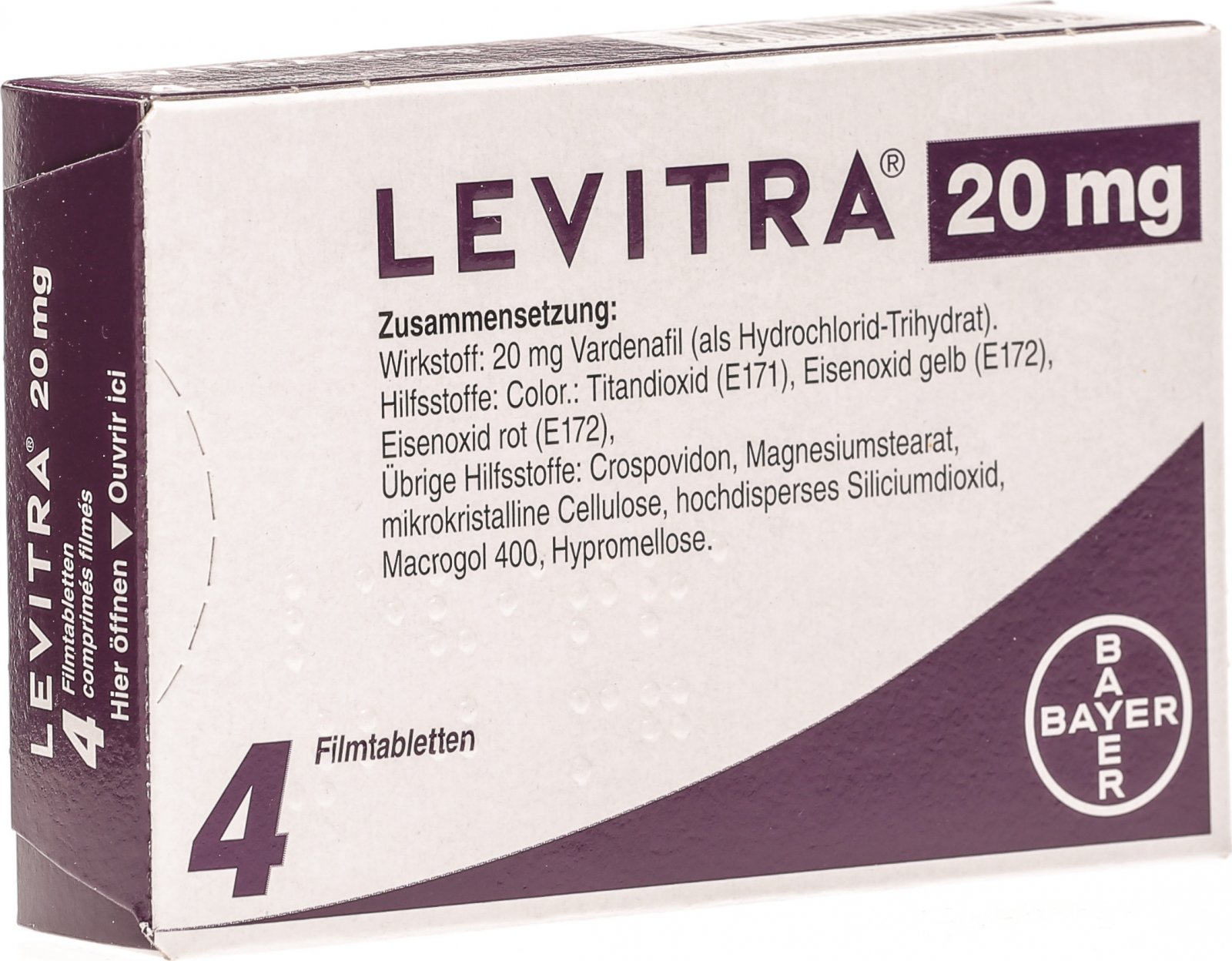 Левитра таб.п.п.о.20мг 4 шт в Санкт-Петербургe - аптек Озерки