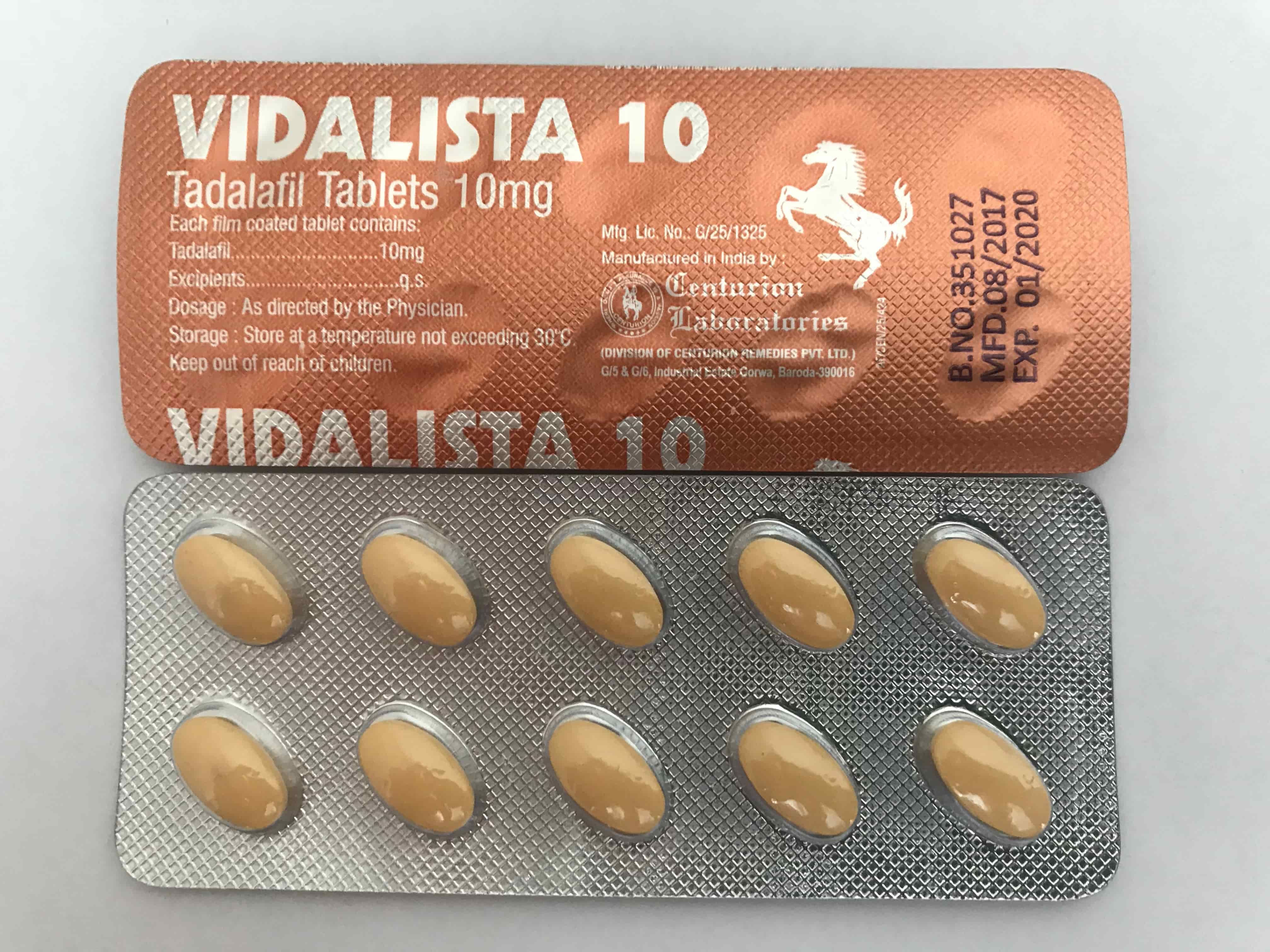 Тадалафил 10 мг х4 таблетки Stada