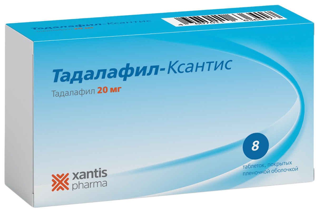 Catalog › p-tadalafil-ksantis-tab-ppoТадалафил-Ксантис таб ппо 5мг №28 купить по цене 490 ₽ в.