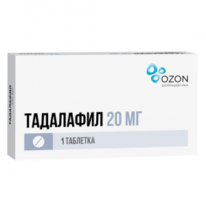 Тадалафил-СЗ таблетки 20 мг 1 шт купить по цене 0 руб в Москве.