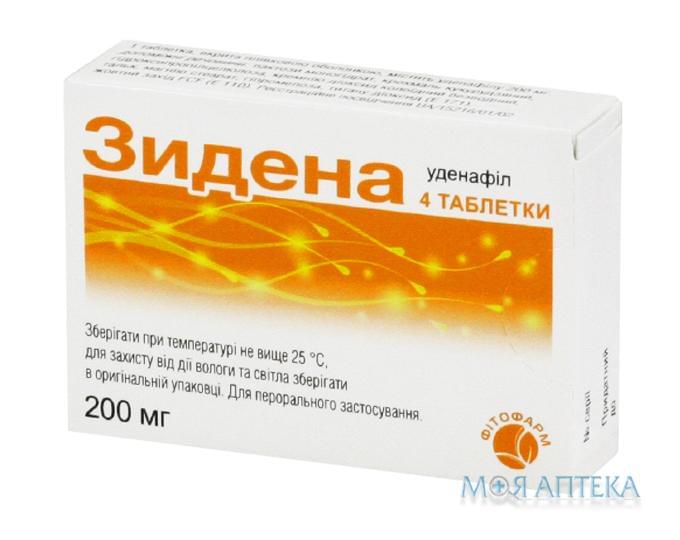 Зидена — инструкция по применению, дозы, побочные действия.