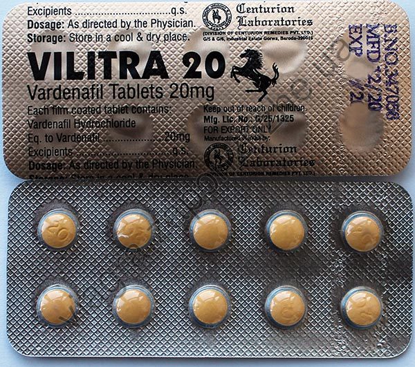 Vilitra 20 Левитра
