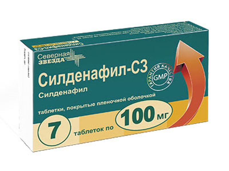 Силденафил - инструкция по применению, купить таблетки.